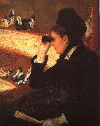 Mary Cassatt At the Opera painting